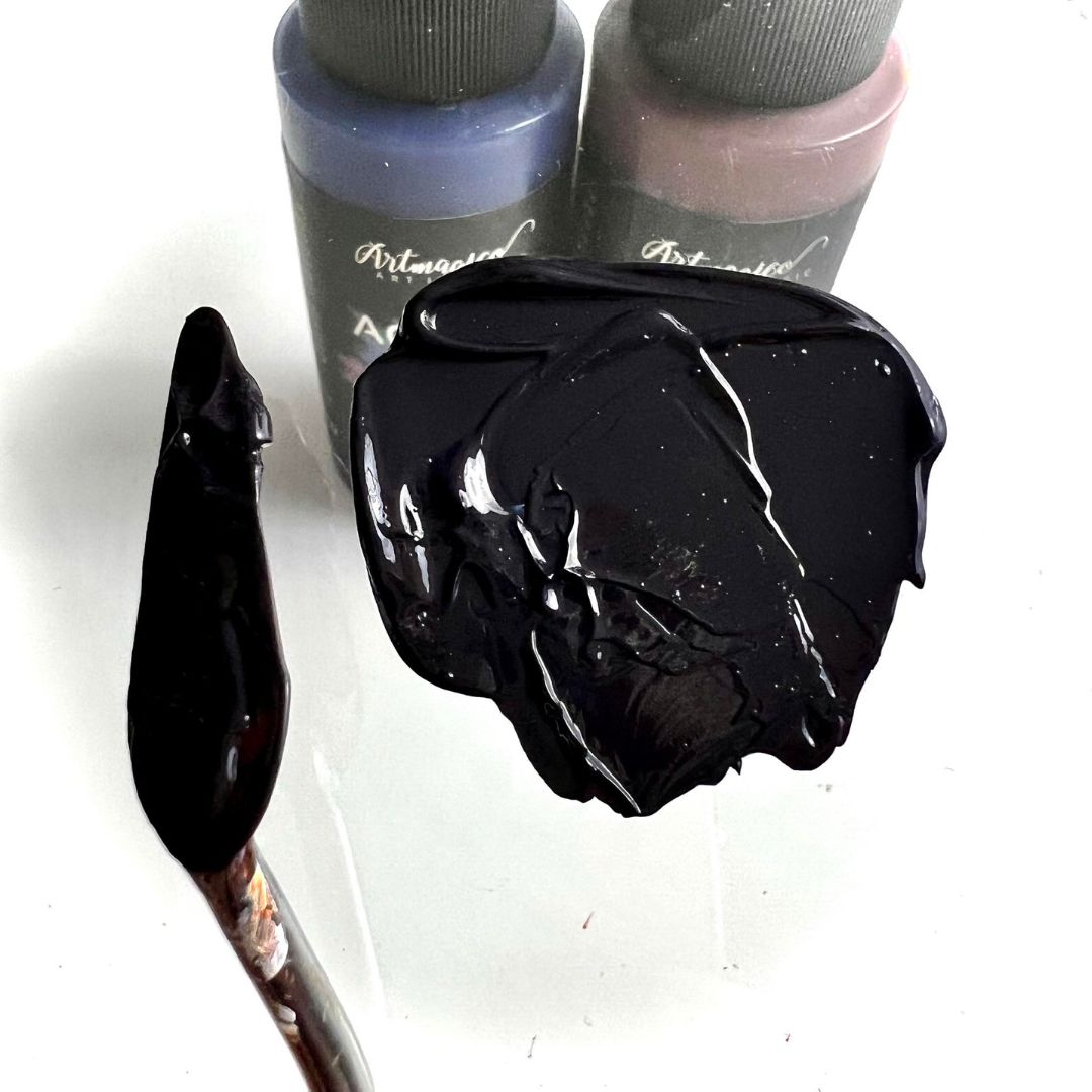 namíchaná černá z Artmagico barev